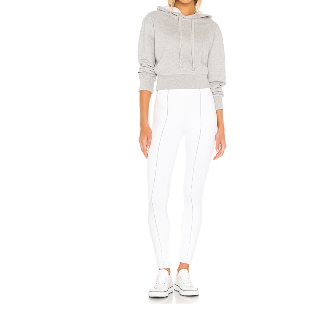 H:ours Revolve Legging White Black Skinny Pant - Picture 2 of 6
